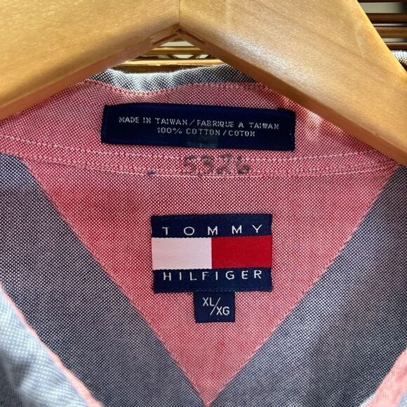 Tommy Hilfiger Extra Large (XL) Long Sleeve Light Blue Button Down - Picture 3 of 7